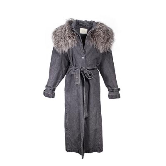 Lapointe shearling collar jacket - Picture 2 of 6
